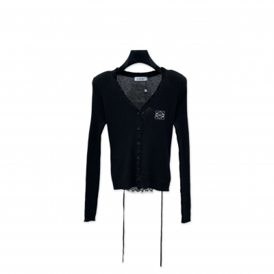 LOEWE ANAGRAM LONG-SLEEVED CARDIGAN